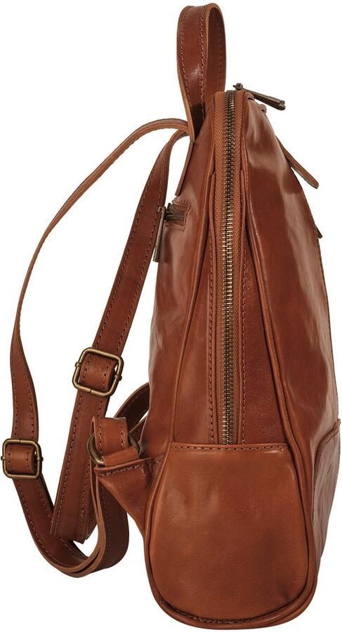 Piké Rugzak echt leer made in italy - Foto 4