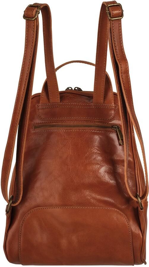 Piké Rugzak echt leer made in italy - Foto 3