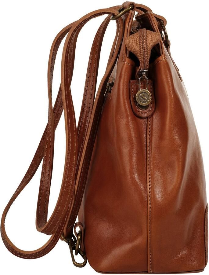 Piké Rugzak echt leer made in italy - Foto 3