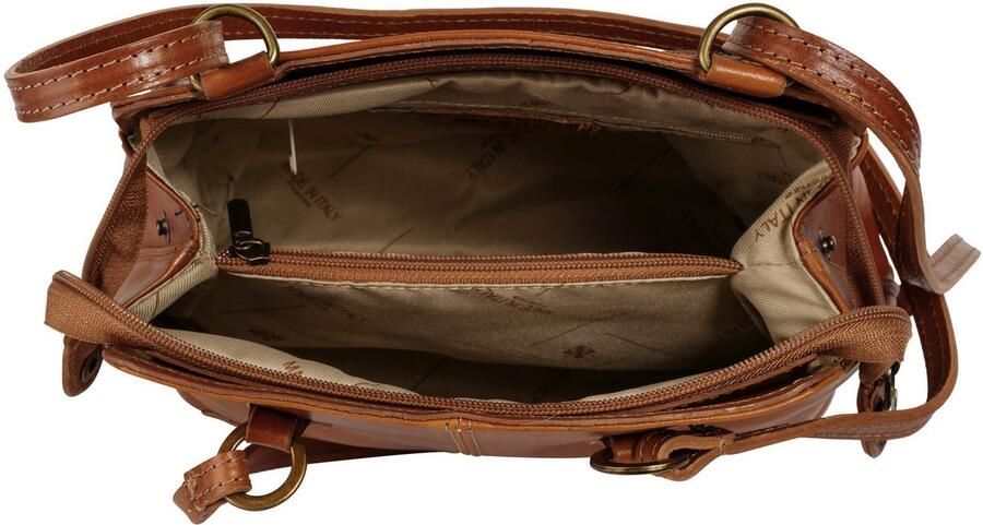 Piké Rugzak echt leer made in italy - Foto 4