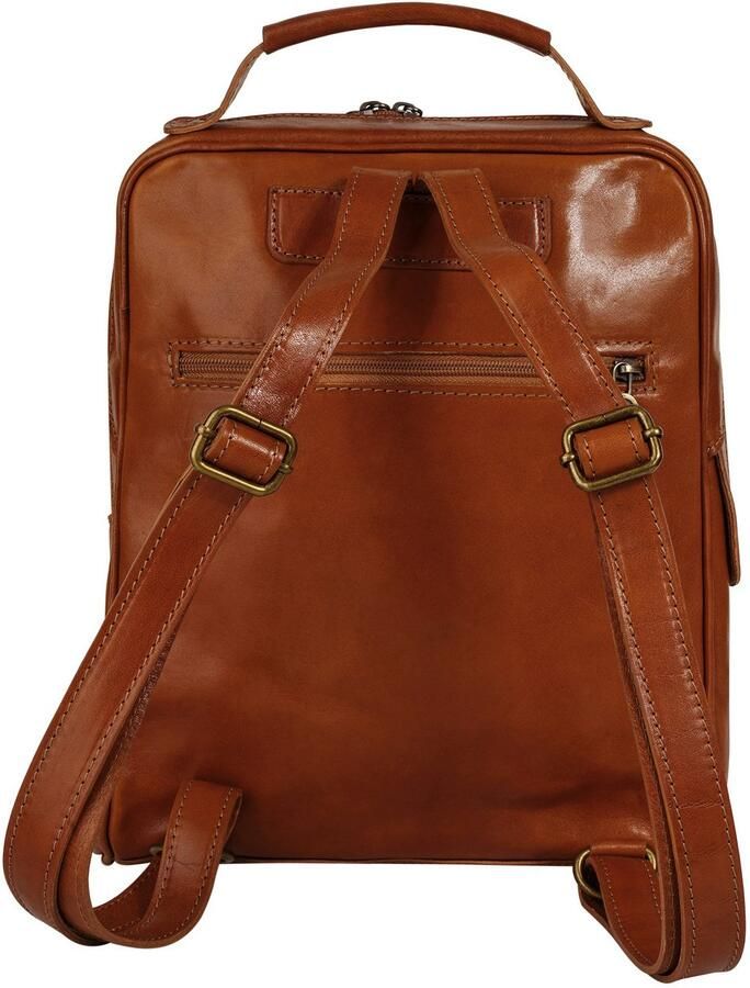 Piké Rugzak echt leer made in italy - Foto 2