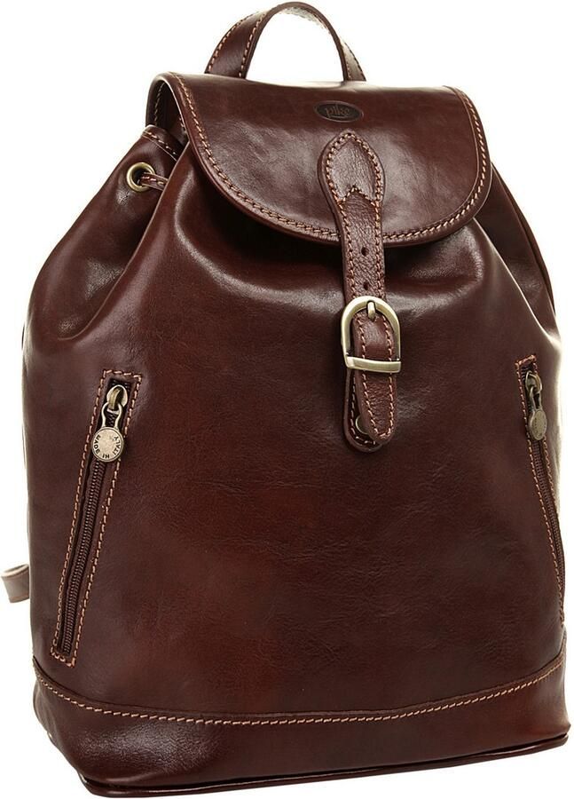 Piké Rugzak echt leer made in italy - Foto 3