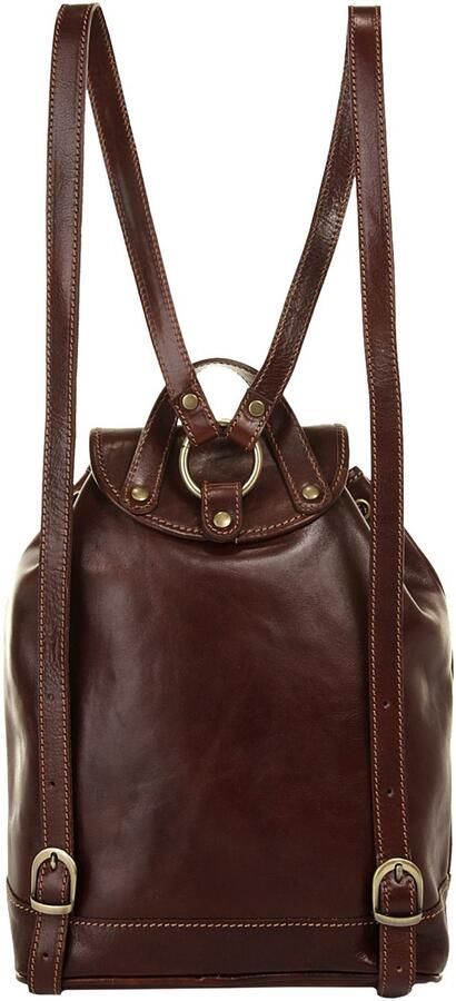 Piké Rugzak echt leer made in italy - Foto 6