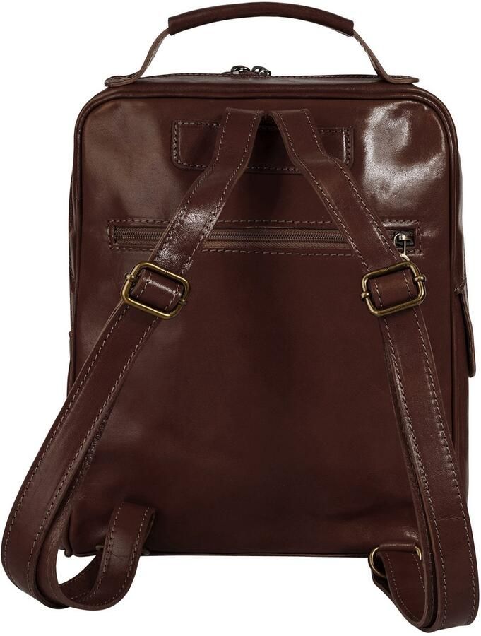 Piké Rugzak echt leer made in italy - Foto 2