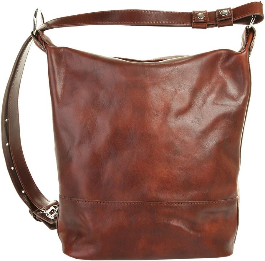 Piké Rugzak echt leer made in italy - Foto 2