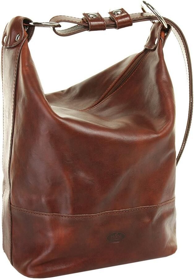 Piké Rugzak echt leer made in italy - Foto 5