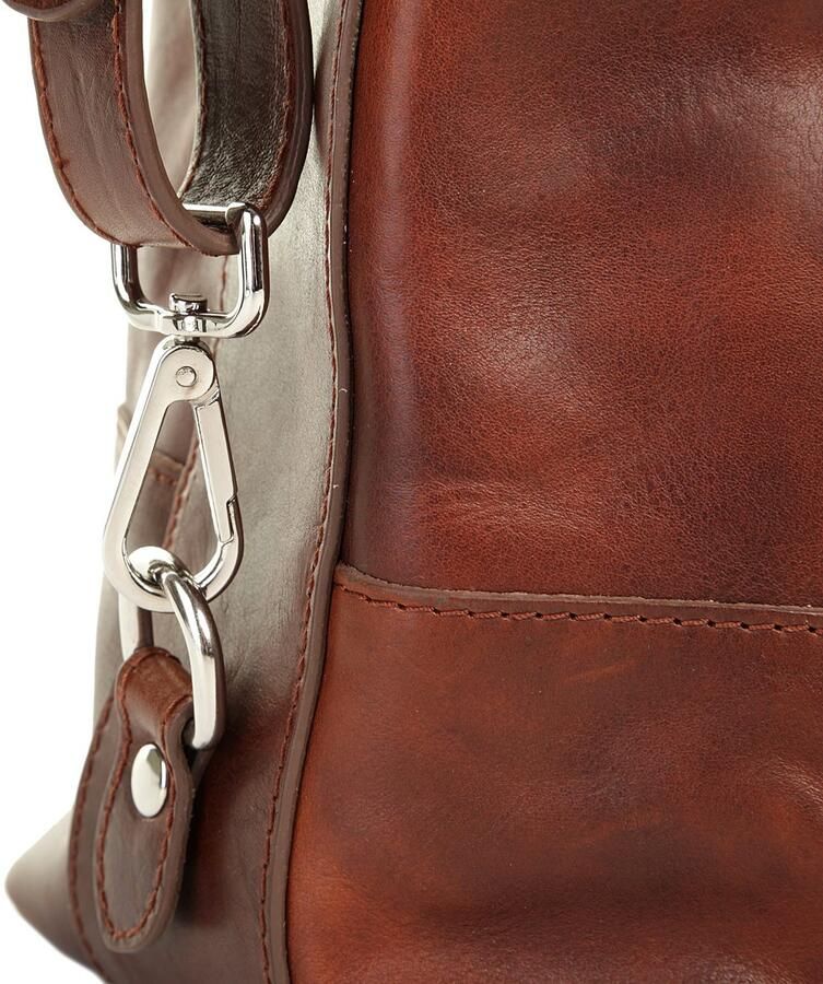 Piké Rugzak echt leer made in italy - Foto 4