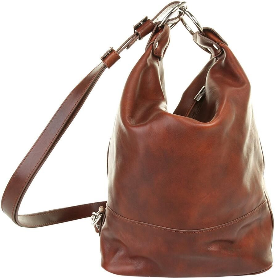 Piké Rugzak echt leer made in italy