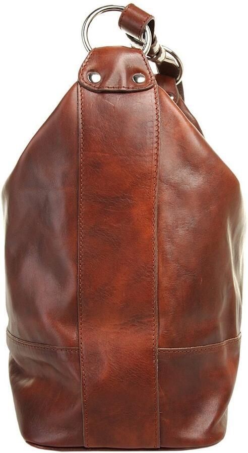 Piké Rugzak echt leer made in italy - Foto 6