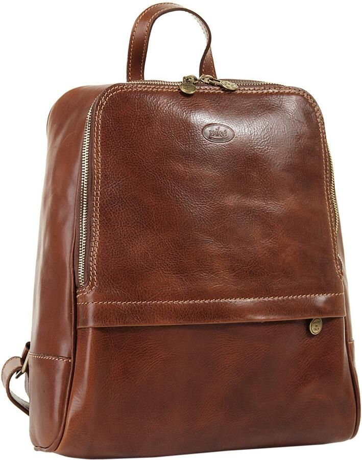 Piké Rugzak echt leer made in italy - Foto 4