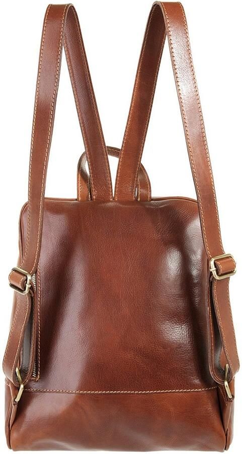 Piké Rugzak echt leer made in italy - Foto 7