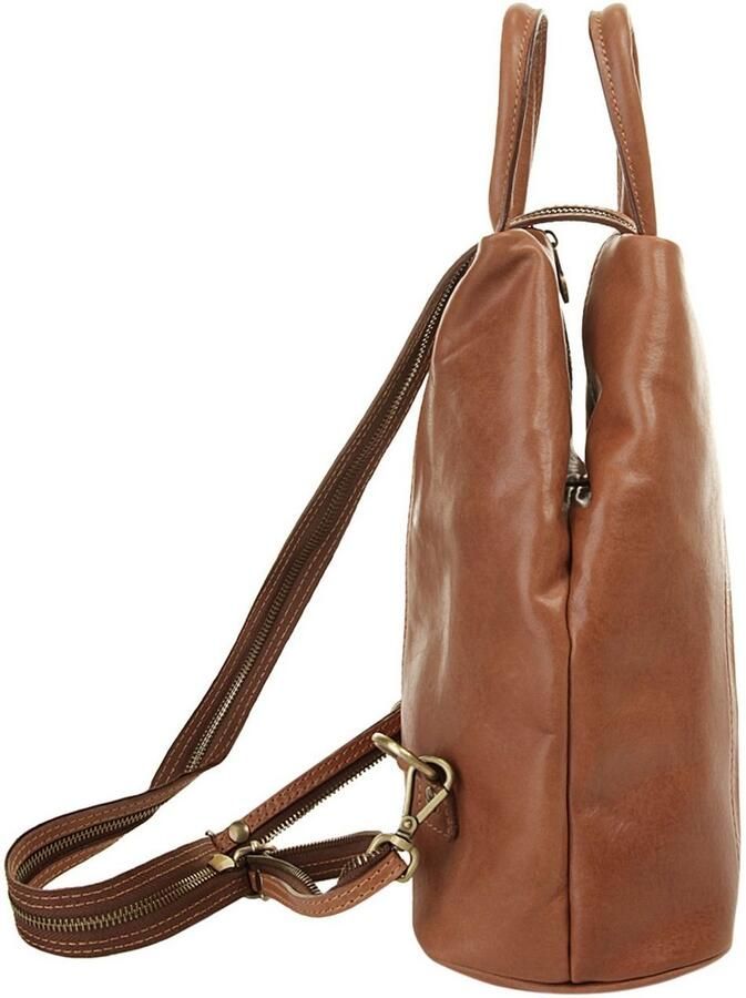 Piké Rugzak echt leer made in italy - Foto 3