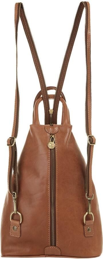 Piké Rugzak echt leer made in italy - Foto 8