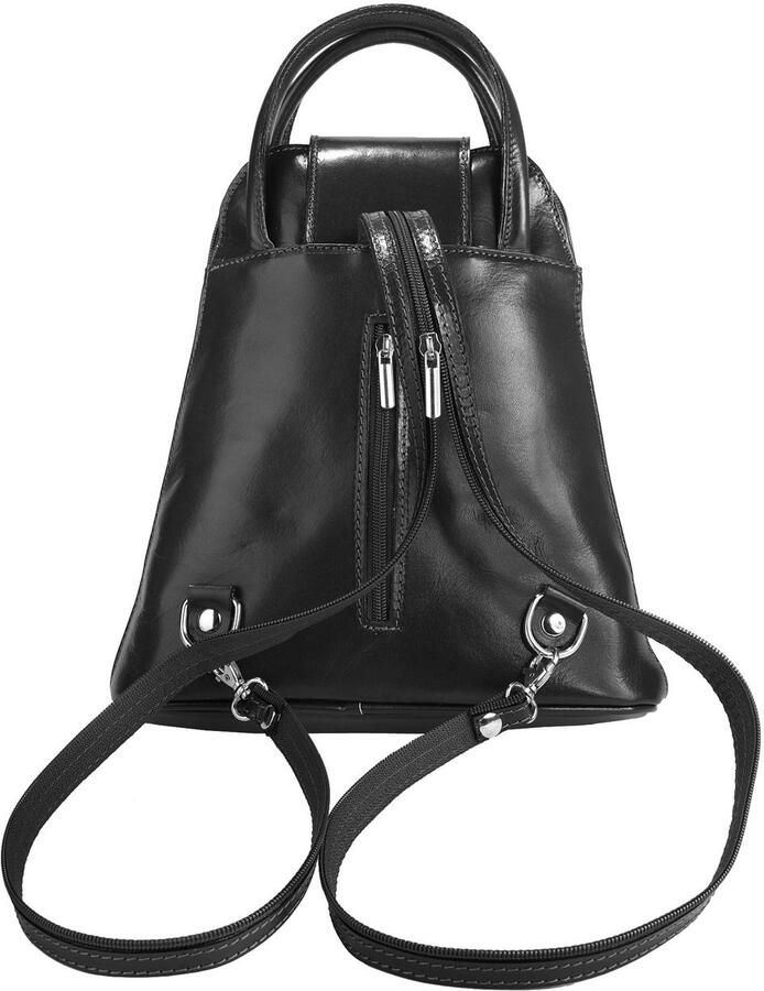 Piké Rugzak Fata Buona echt leer made in italy