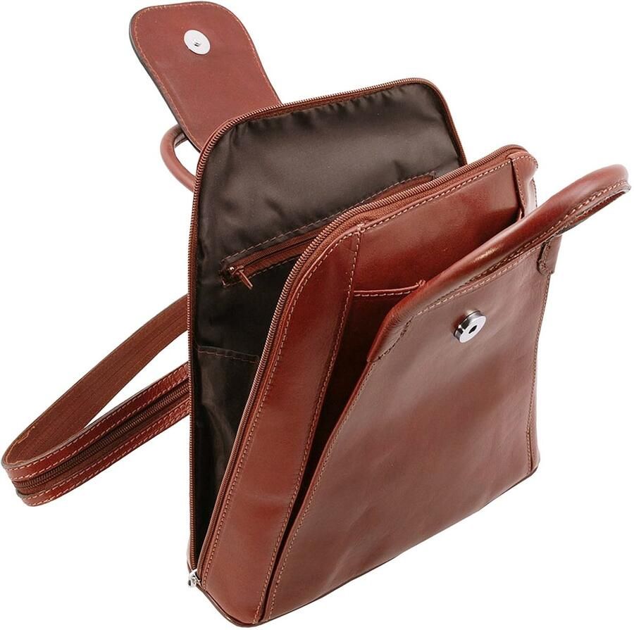 Piké Rugzak Fata Buona echt leer made in italy - Foto 2