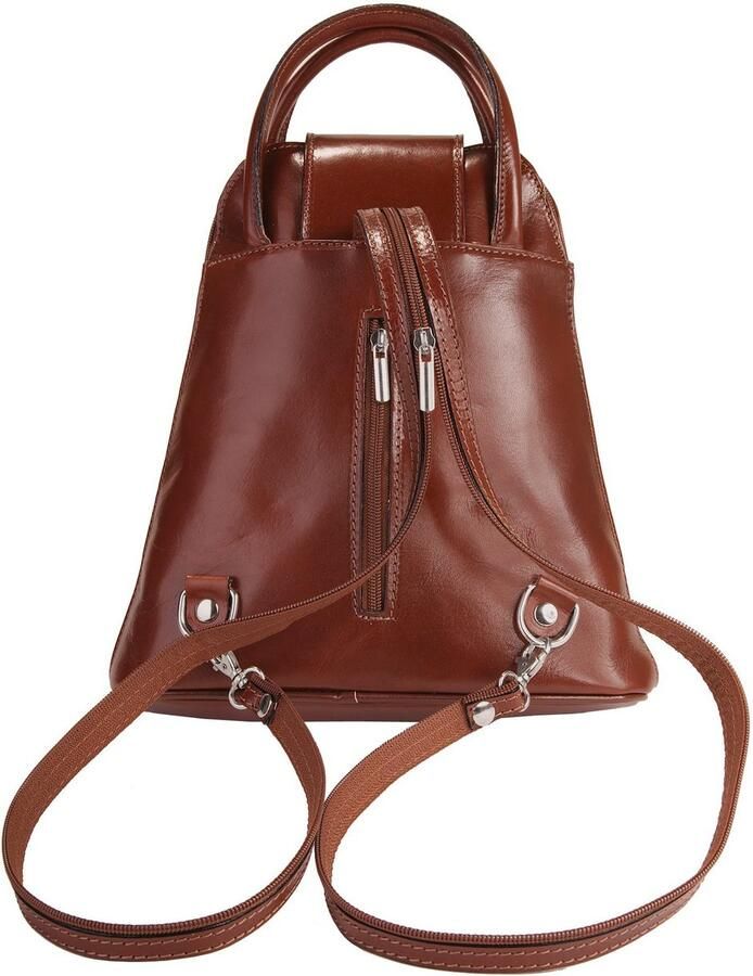 Piké Rugzak Fata Buona echt leer made in italy - Foto 4