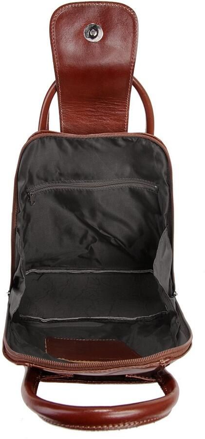 Piké Rugzak Fata Buona echt leer made in italy - Foto 7