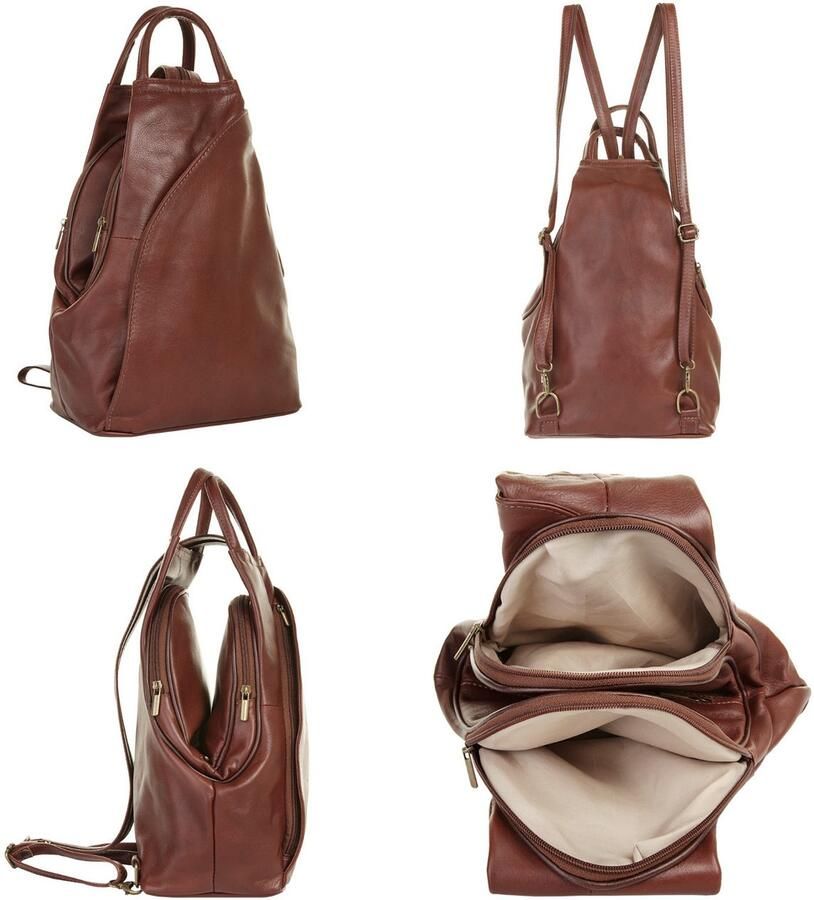 Piké Rugzak Made in Italy echt leer made in italy - Foto 2