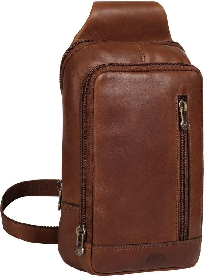 Piké Schoudertas echt leder