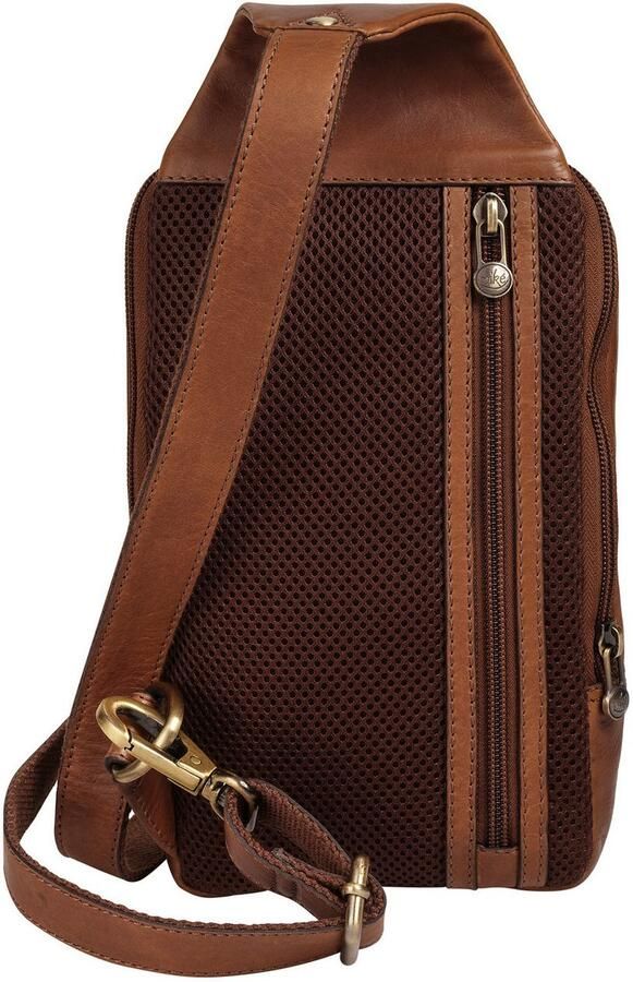 Piké Schoudertas echt leder - Foto 3