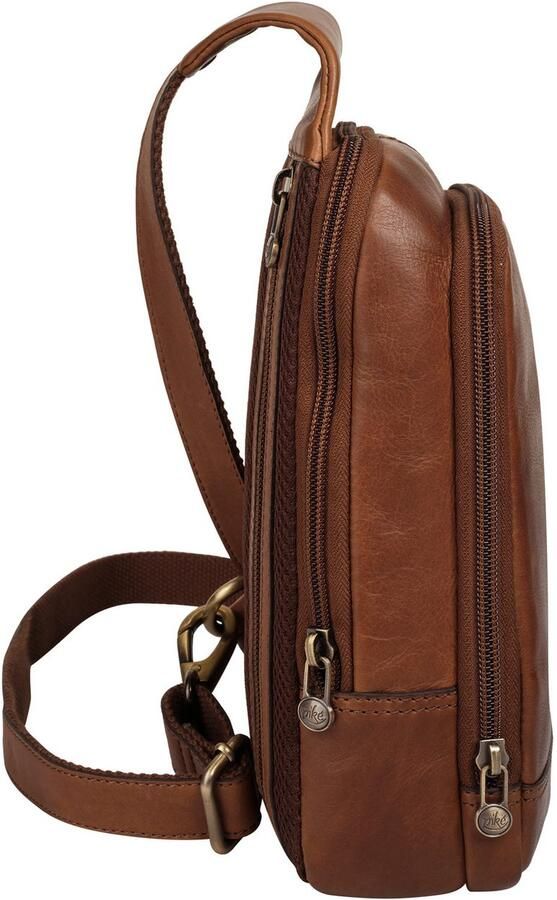 Piké Schoudertas echt leder - Foto 4