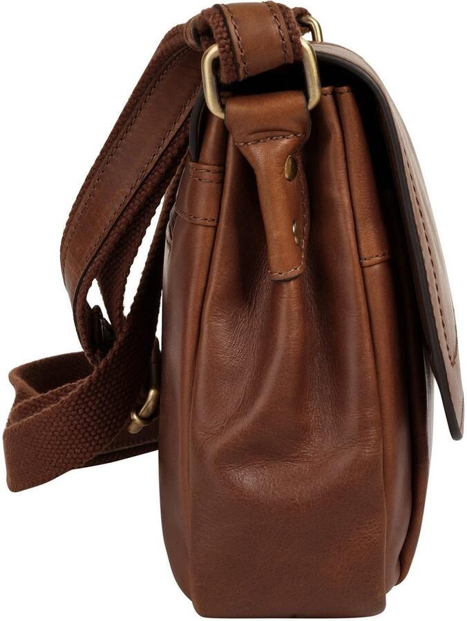 Piké Schoudertas echt leder - Foto 3