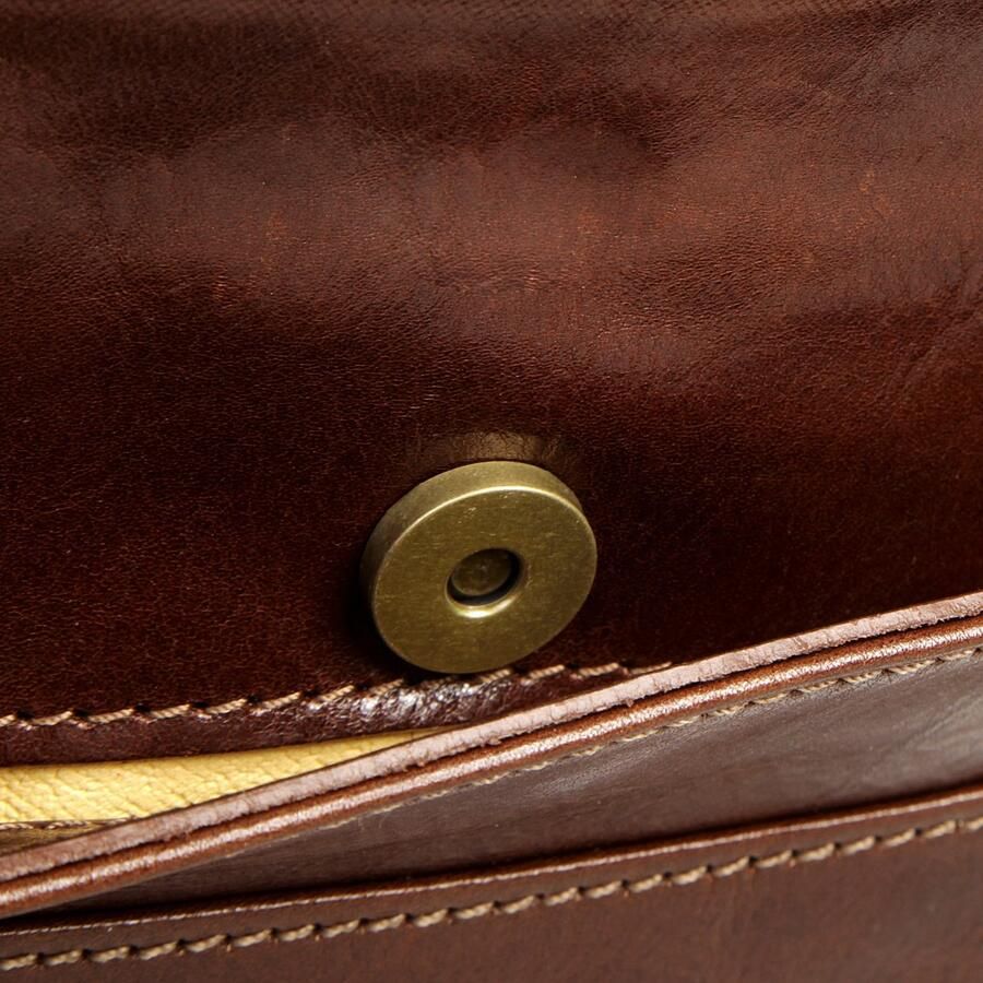 Piké Schoudertas echt leer made in italy