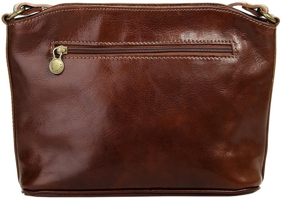 Piké Schoudertas echt leer made in italy - Foto 4