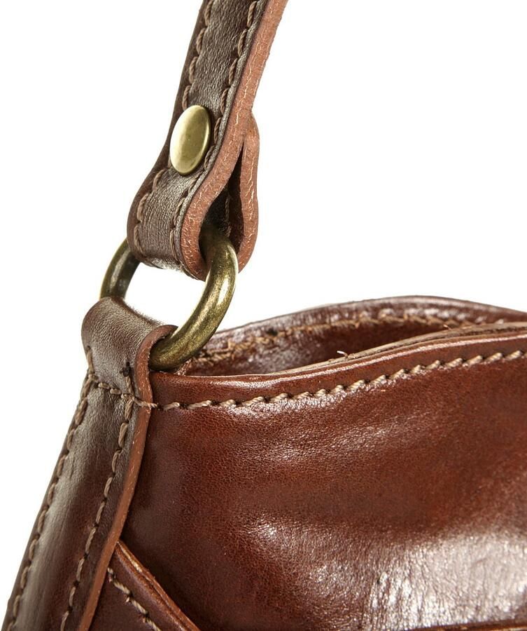 Piké Schoudertas echt leer made in italy - Foto 2