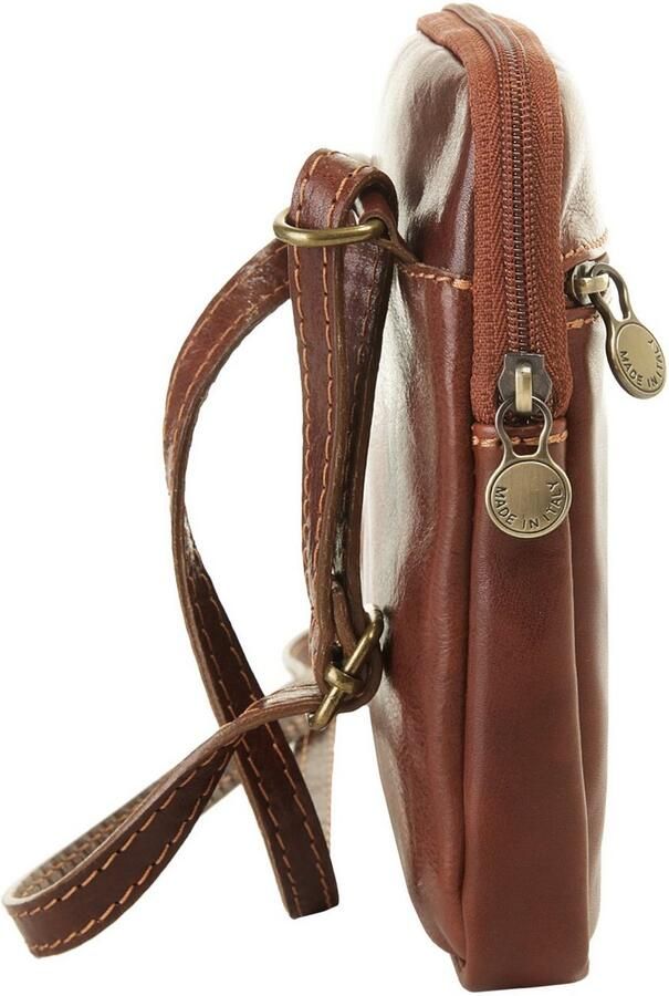 Piké Schoudertas echt leer made in italy - Foto 5