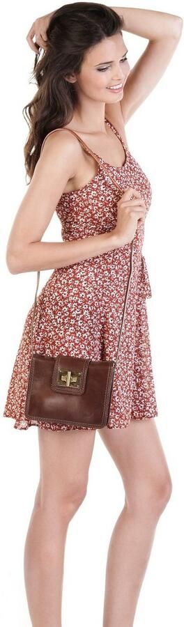 Piké Schoudertas echt leer made in italy - Foto 2