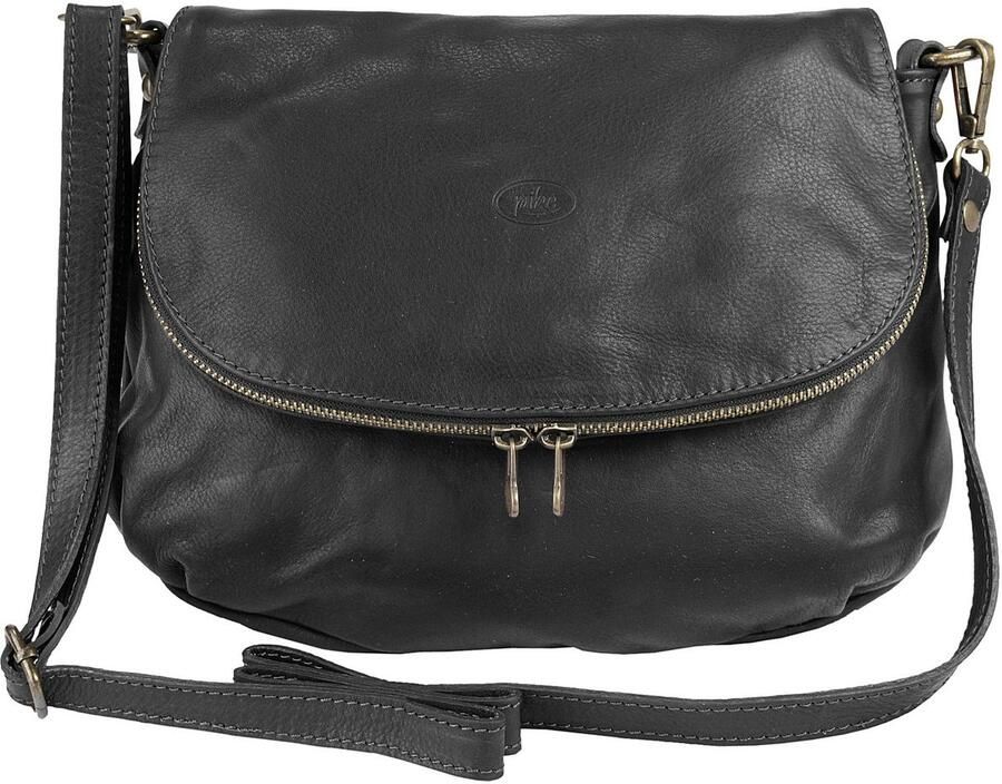 Piké Schoudertas echt leer made in italy - Foto 2