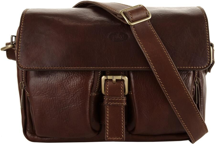 Piké Schoudertas echt leer made in italy - Foto 9