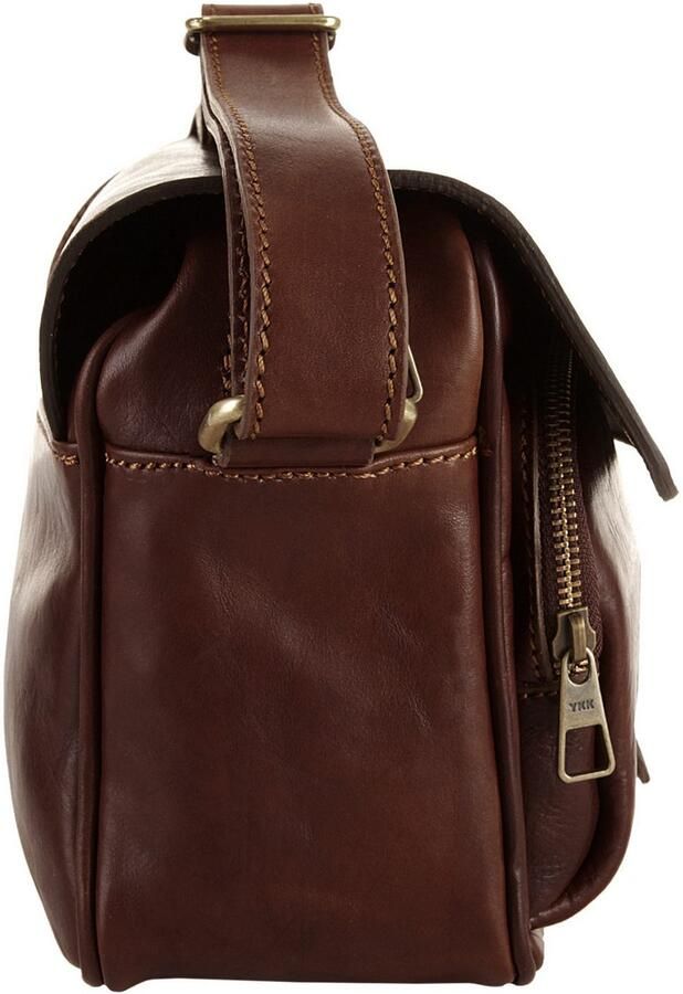 Piké Schoudertas echt leer made in italy - Foto 2
