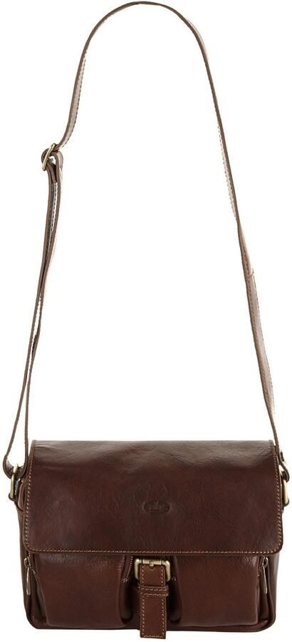 Piké Schoudertas echt leer made in italy - Foto 7