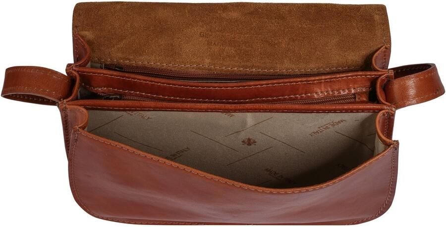 Piké Schoudertas echt leer made in italy - Foto 5