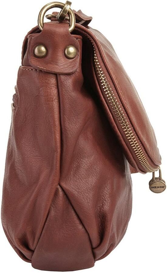 Piké Schoudertas echt leer made in italy - Foto 3