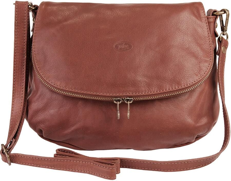 Piké Schoudertas echt leer made in italy - Foto 2