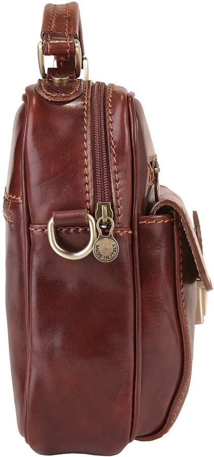 Piké Schoudertas echt leer made in italy - Foto 6