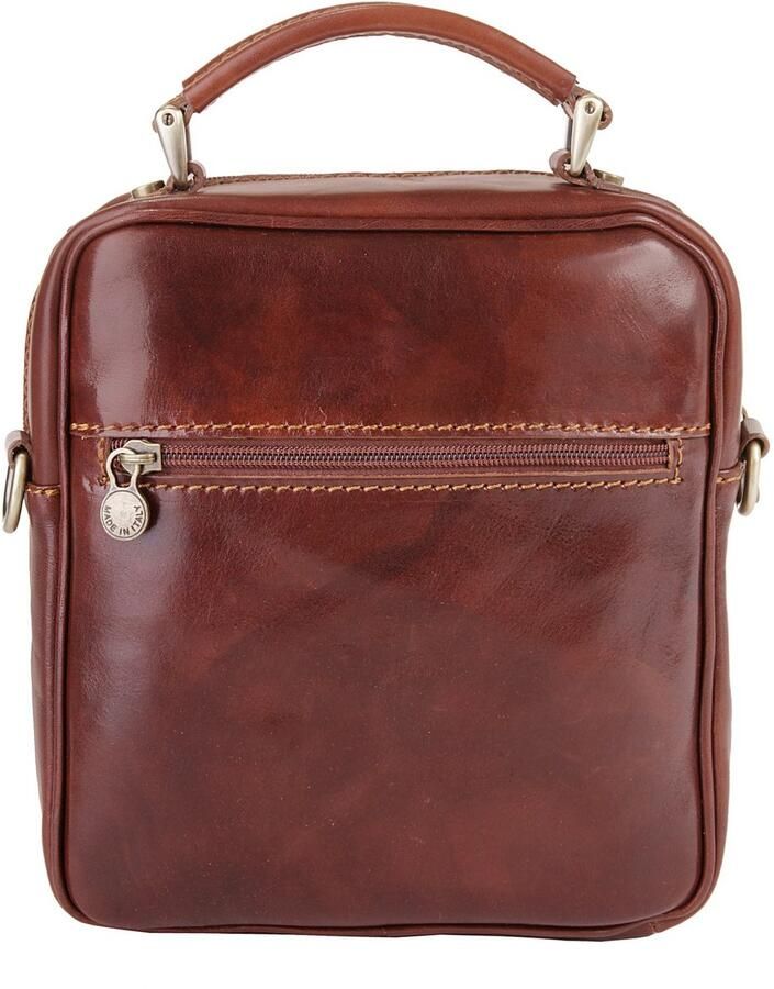 Piké Schoudertas echt leer made in italy - Foto 4