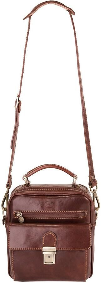 Piké Schoudertas echt leer made in italy - Foto 8