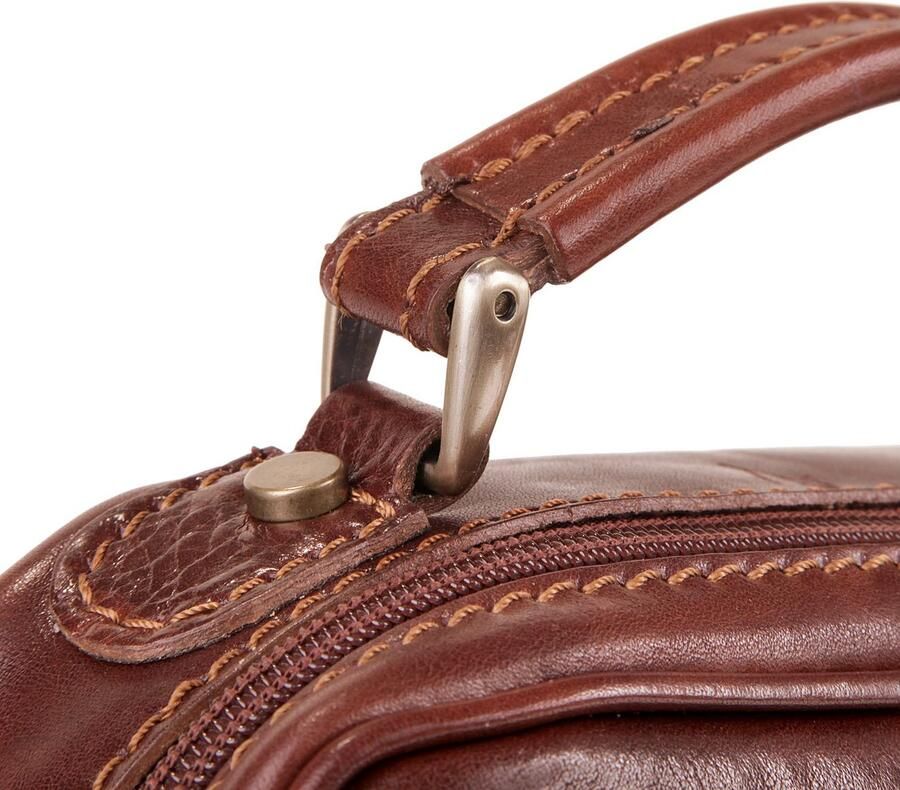 Piké Schoudertas echt leer made in italy - Foto 3