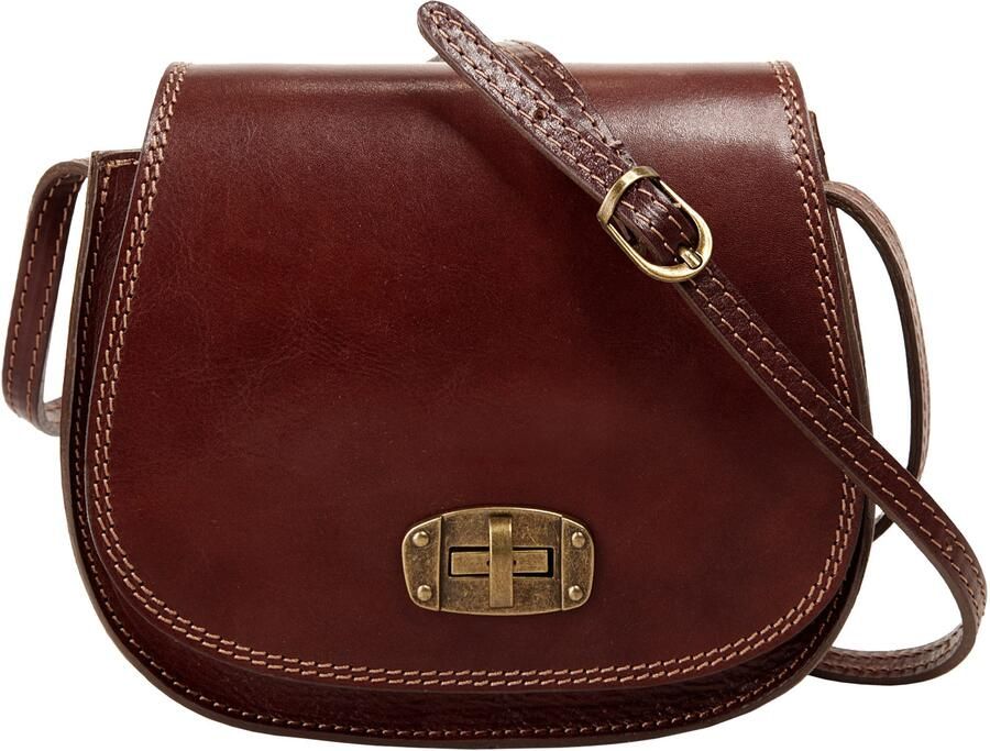 Piké Schoudertas echt leer made in italy - Foto 7