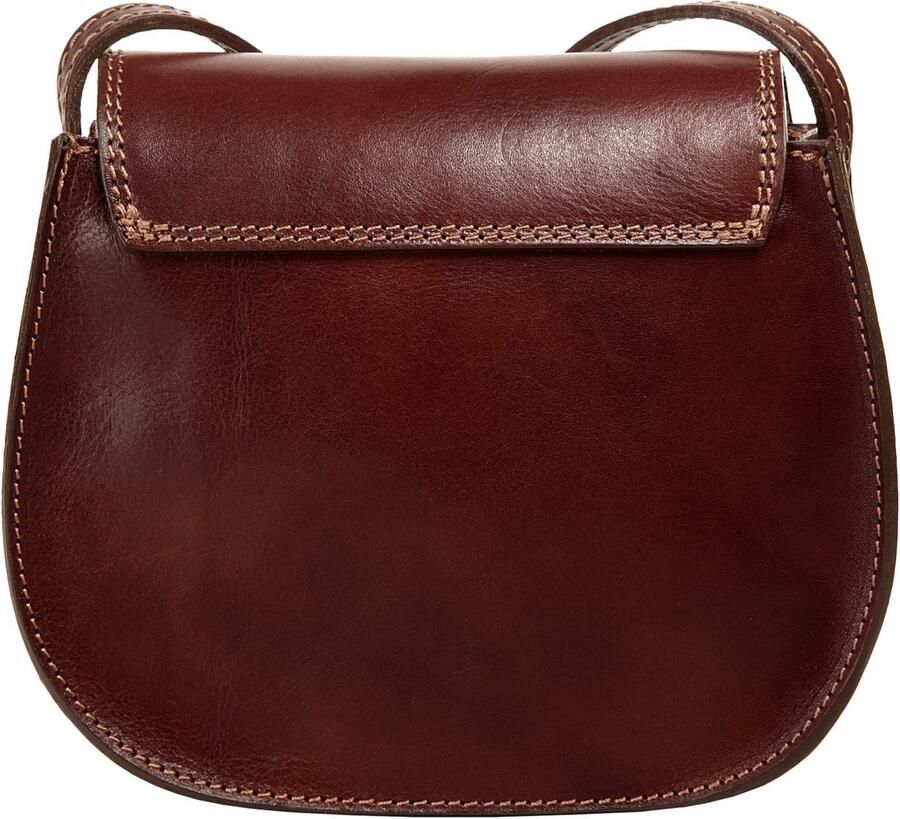 Piké Schoudertas echt leer made in italy