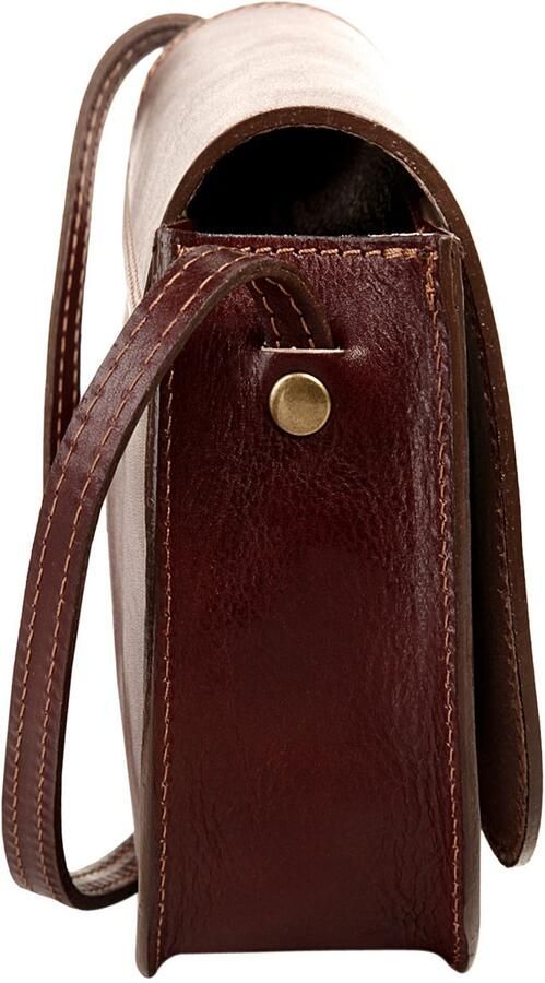 Piké Schoudertas echt leer made in italy - Foto 5