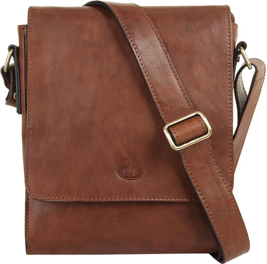 Piké Schoudertas echt leer made in italy - Foto 2