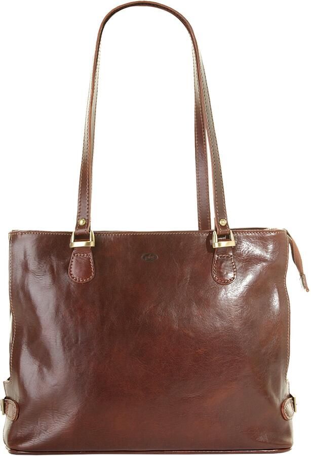 Piké Shopper echt leer made in italy - Foto 7