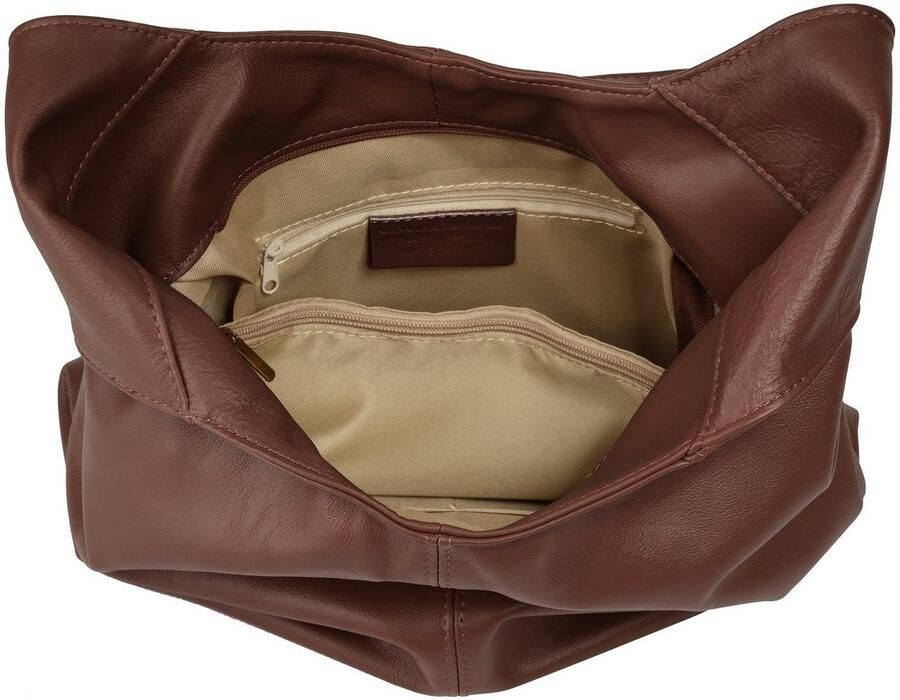 Piké Shopper echt leer made in italy