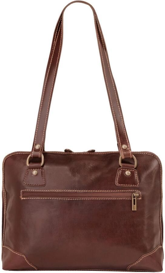 Piké Tas echt leer made in italy - Foto 3