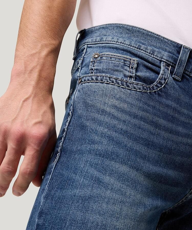 Pioneer Authentic Jeans Straight jeans Rando dikke naden